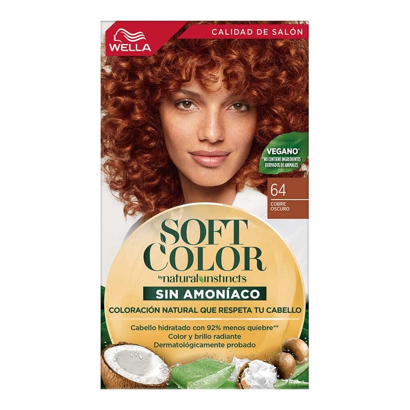 Soft Color Tinte Semi Permanente 64 Cobre Oscuro
