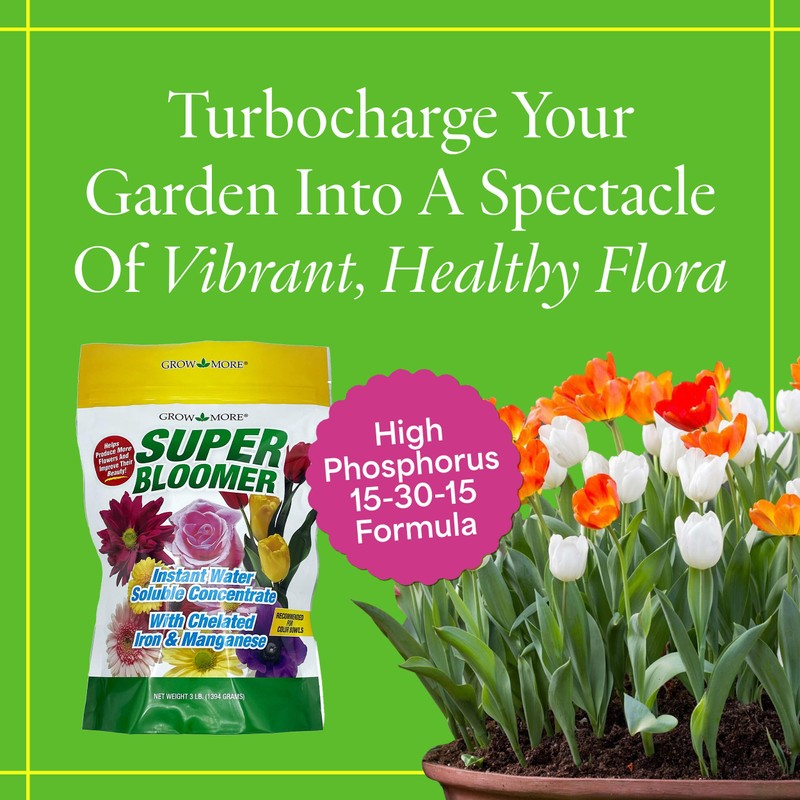 Grow More Super Bloomer 15-30-15 Fertilizer - 3lbs of Flower