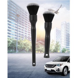 Multi-function Ultra soft-bristled cleaning brushes, Artificial Fiber Car Detailing Brush, Dust Removal and Ash Removal Tool for Interior/Exterior Automotive (large)