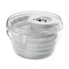 Guzzini Latina Large Transparent Salad Spinner, 11-Inches