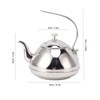 Stainless Steel Teapot Large Capacity Stovetop Kettle with Filter for