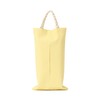 Francfranc Quilted Hanging Tissue Cover Yellow Tissue Case Wall Hanging