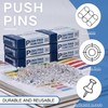 300pcs Clear Push pins for Bulletin Board Thumb Tacks for