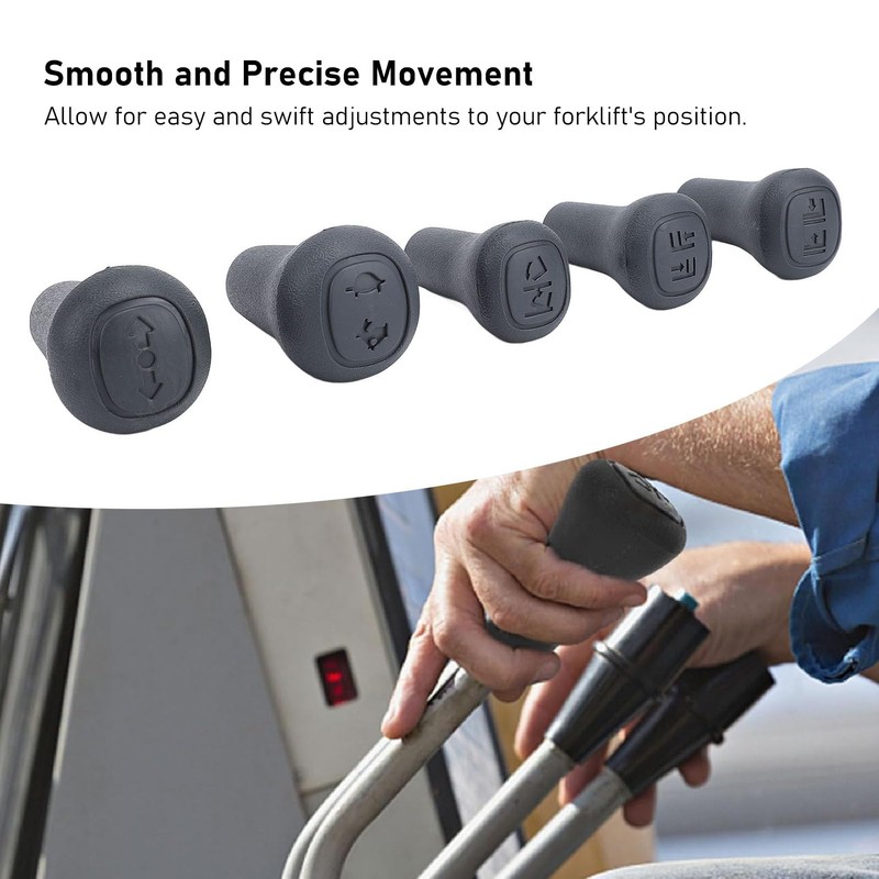 Aramox Forklift Leverage Lever Knob, Replaceable Handle Shift, for Forklift