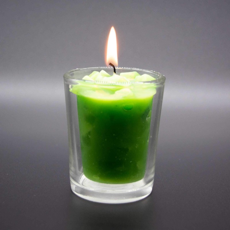 Handmade Votive Candles with Lucky Bayberry Poem Set of 6