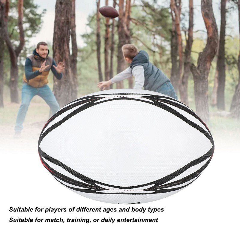 Number 9 Rugby Ball Inflatable Practice Ball High Elasticity PVC