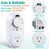 Gulfmew 2 Pack Adjustable Thermostat, Plug in Heating and Cooling