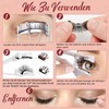 Higu clace Magnetic Eyelashes, Magnetic Eyelashes Without Eyeliner, Magnetic Eyelashes
