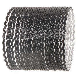 NEW! Touchstone Indian Bollywood Handcrafted Attractive Zigzag Pattern Vibrant Black Color Wrist Enhancer Elegant Designer Jewelry Bracelets Bangle. Set Of 24 For Women.