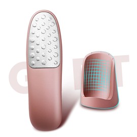 Minkissy 1pc Stainless Steel Foot File Exfoliator for Dead Skin Removal Rose Gold Callus Remover Tool for Foot Care for Professional and Home Use Convenient and Design