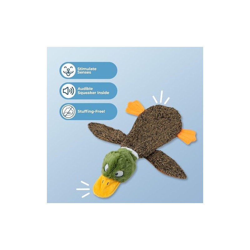 Best Pet Supplies - Juguete Divertido para Perro sin Relleno,