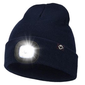 Funky Junque LED Light Beanie - Black