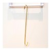 Gold S-Shaped Metal Hook 40cm 4ea