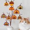 20Pack Thanksgiving Turkey Hanging Decorations, Cute Turkey Ceiling Hanging Streamers