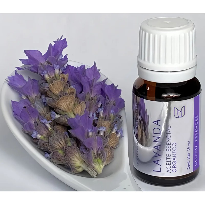 Aceite Esencial Lavanda Orgánico Celeste Essences 10ml Apto Difusor