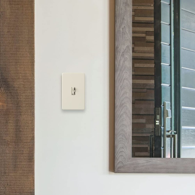 Lutron Fassada 1 Gang Wallplate for Toggle-Style Dimmer and Switches,