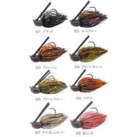 Bottom Up Rubber Jig, Gap Jig, 3.5g Gripper None Pink