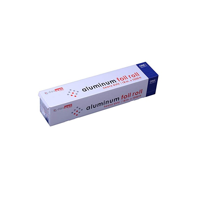 Daxwell Aluminum Foil Roll, Heavy Duty, 18" x 1,000 Ft,