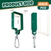Dunzy 4 Pcs Metal Swing Set Accessories Includes Snap Hooks