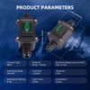 Waterproof Inline Cord Switch, CNAODUN 12V DC 20A On Off