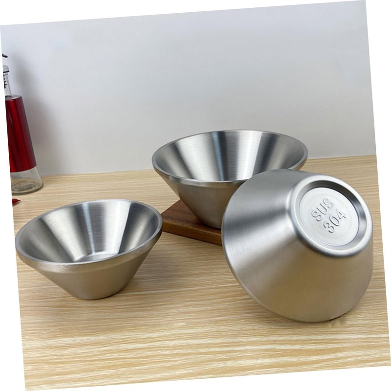 LABRIMP Metal Mixing Bowl Salad Dessert Bowl for Smoothie Fruit