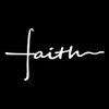 Faith Script Sticker Decal Notebook Car Laptop 4" x 6"
