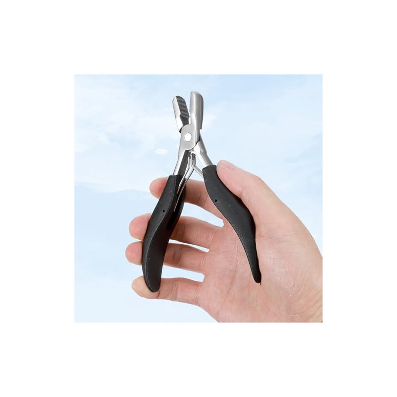 Multi Function Hair Extension Pliers, Fusion Crusher Tool for Keratin
