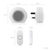 Byron DBY-23522UK Wireless Plug in Doorbell Set, 175 m Range,