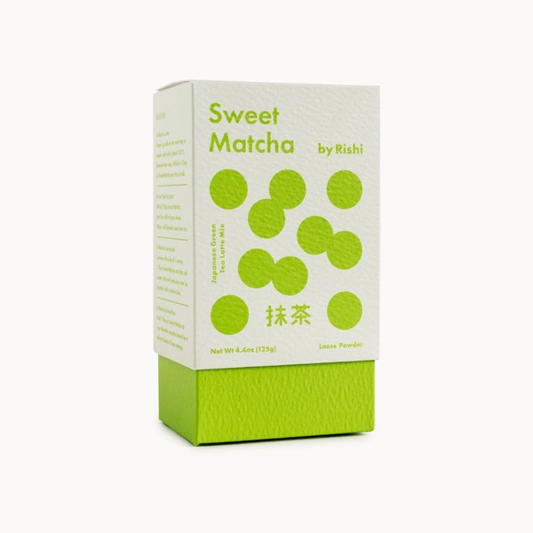 Rishi Tea Sweet Matcha Japanese Green Tea Powder | Sweetened Matcha Caffeinated & Energy-Boosting, Detox with Antioxidants | 4.4 Ounces (Pack of 1)