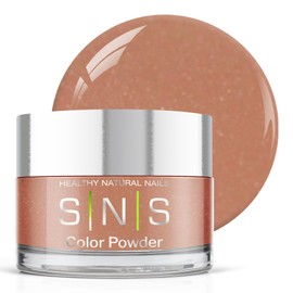 SNS Nail Dip Powder Colors, Gelous Color Dipping Powder - Creamy Mauve (Brown Shimmer) - Long-Lasting Dip Nail Colors for Healthier Nail Beds - Nail Color for Professionals & At-Home DIY - 0.5 oz