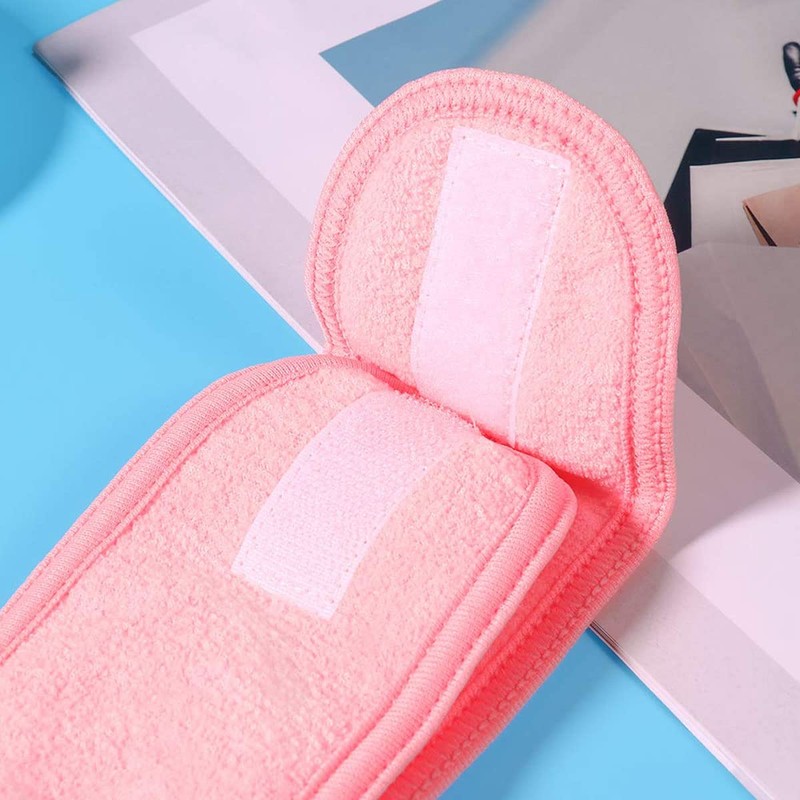 Diadema Suave Con Velcro Lavable Para Spa Maquillaje Diadema para