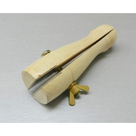 Ring Clamp Jewelers Single End Holder Jewelry Making Hand Tool Leather Lined Jaw