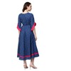 Yash Gallery Vestido de mujer de algodón Cambric bordado con