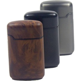 Ever Tech Triple Jet Torch Flame Refillable Butane Metal Lighter Adjustable Cigar Punch - Black