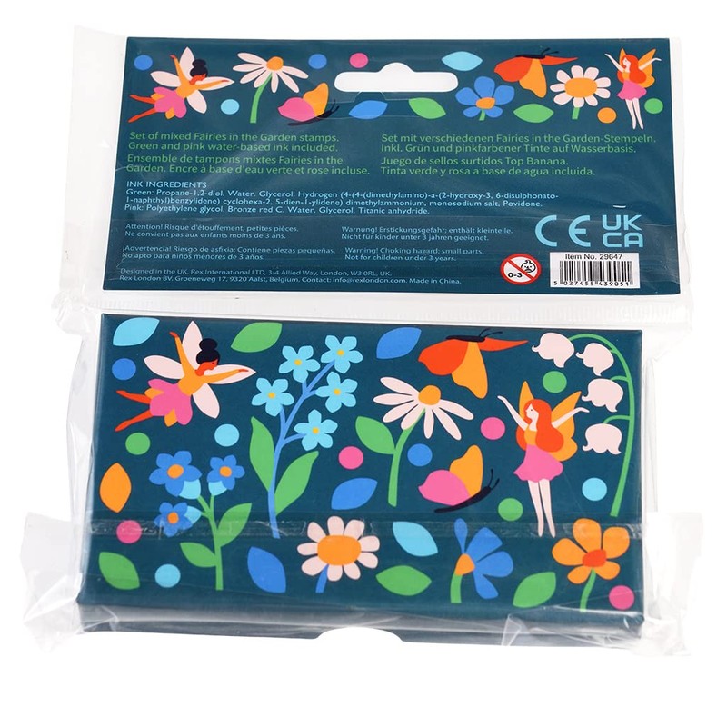 Rex London Fairies In The Garden Set Of Mini Stamps