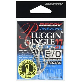 KATSUICHI Plackin Single 27 Hook 8 Fishing Hooks