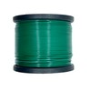 1/16" Coated to 3/32" Diameter, 7x7 Construction, Green Vinyl Coated
