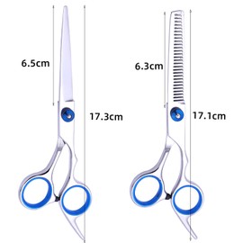 Haircut Set, Hair Cutting Scissors Set, Scissors, Cut Cloth, Haircut Scissors, For Beginners, Professionals, Hairdressers, Barbers, Home Use, High Quality Scissors, Self-Cut Scissors, Case Included