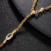 Gold Bangles for Women Hand Chain Bracelet Gold Cuff Bracelets