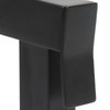 Sink Sprayer Stainless Steel Squared Electroplated Black Large Flow Bidet