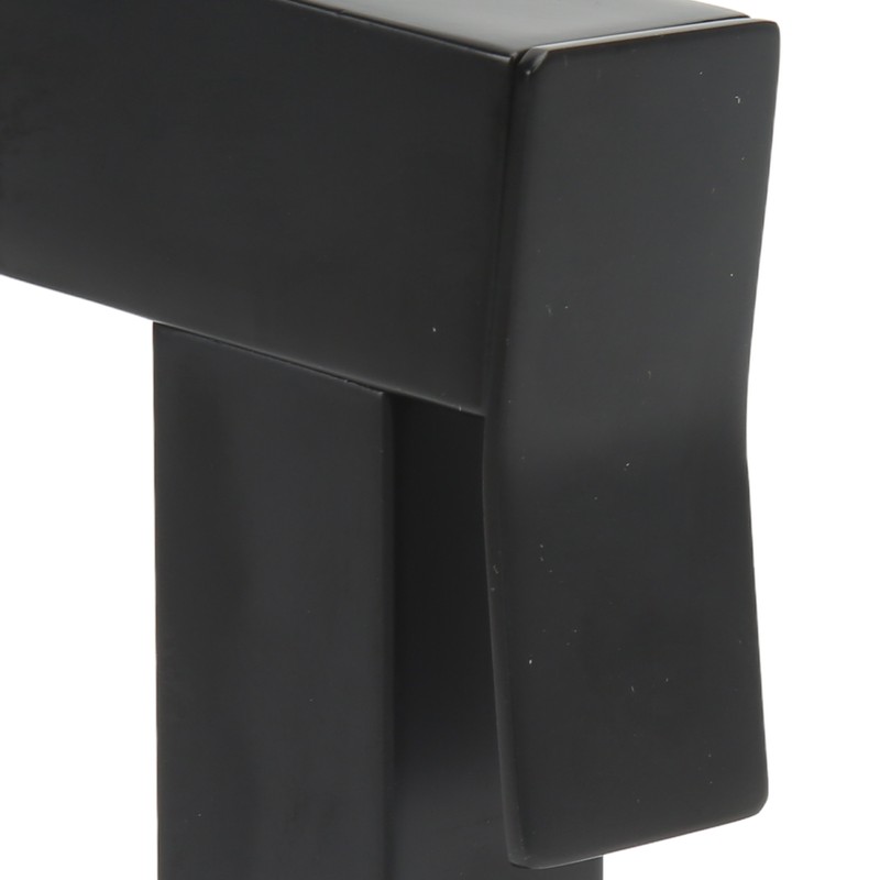 Sink Sprayer Stainless Steel Squared Electroplated Black Large Flow Bidet