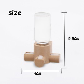 Daerky Jumping Spider Water Dispenser, Magnetic Hanging Feeder,Suitable for Jumping Spiders,Tarantulas, Praying Mantises,Arboreal Animals, and Other Small Animal Enclosure Accessories,5ML (Black)