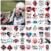 DPKOW Temporary Tattoos Quinn Fake Tattoos for Body Art, Make-up
