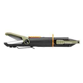 Gerber Gear LineDriver - Fishing Line Multitool with Spinning Line Vise, Tether Ring, Eyelet Clearing Spike, Hook Threader, Scissors & Split Shot Crimper - Premium Fishing Gear