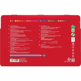 Faber-Castell Classic Colored Pencils Tin Set, 48 Vibrant Colors In Sturdy Metal
