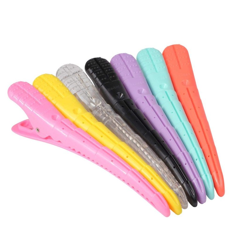 Jagrip Set of 4 (Black) Hair Clips Professional Duck Curl