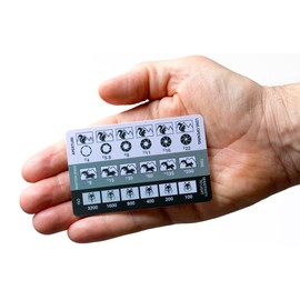 DSLR/mirrorless Photography Cheat Sheets Credit Card Size Reference Card Fits in Pocket/Wallet/Camera Bag. Aperture, Shutter Speed, Exposure Triangle & Manual Mode, for Canon, Sony & Nikon