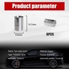 Ziciner 8 PCS Tire Valve Caps, Leakproof Car Metal Tire