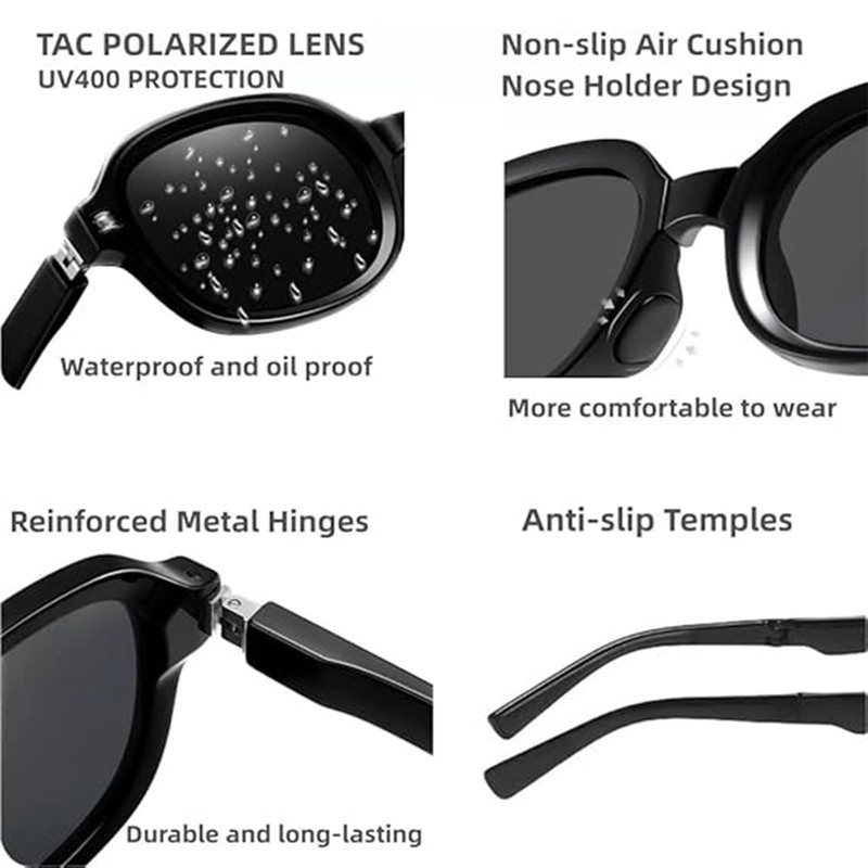 Square Sunglasses Polarized UV Protection Trendy Designer Sun Glasses Ultra