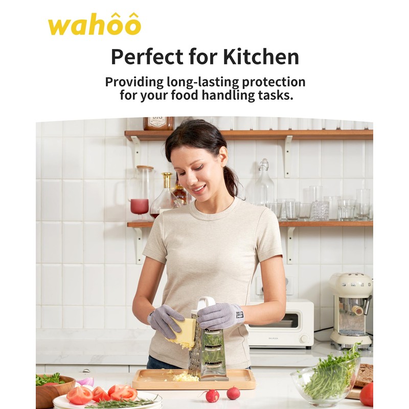 wahoo Level D Cut Resistant Gloves Kitchen, Food Grade Safety
